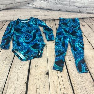 Muse Threads Octopus Tentacle Bamboo Bodysuit and Leggings